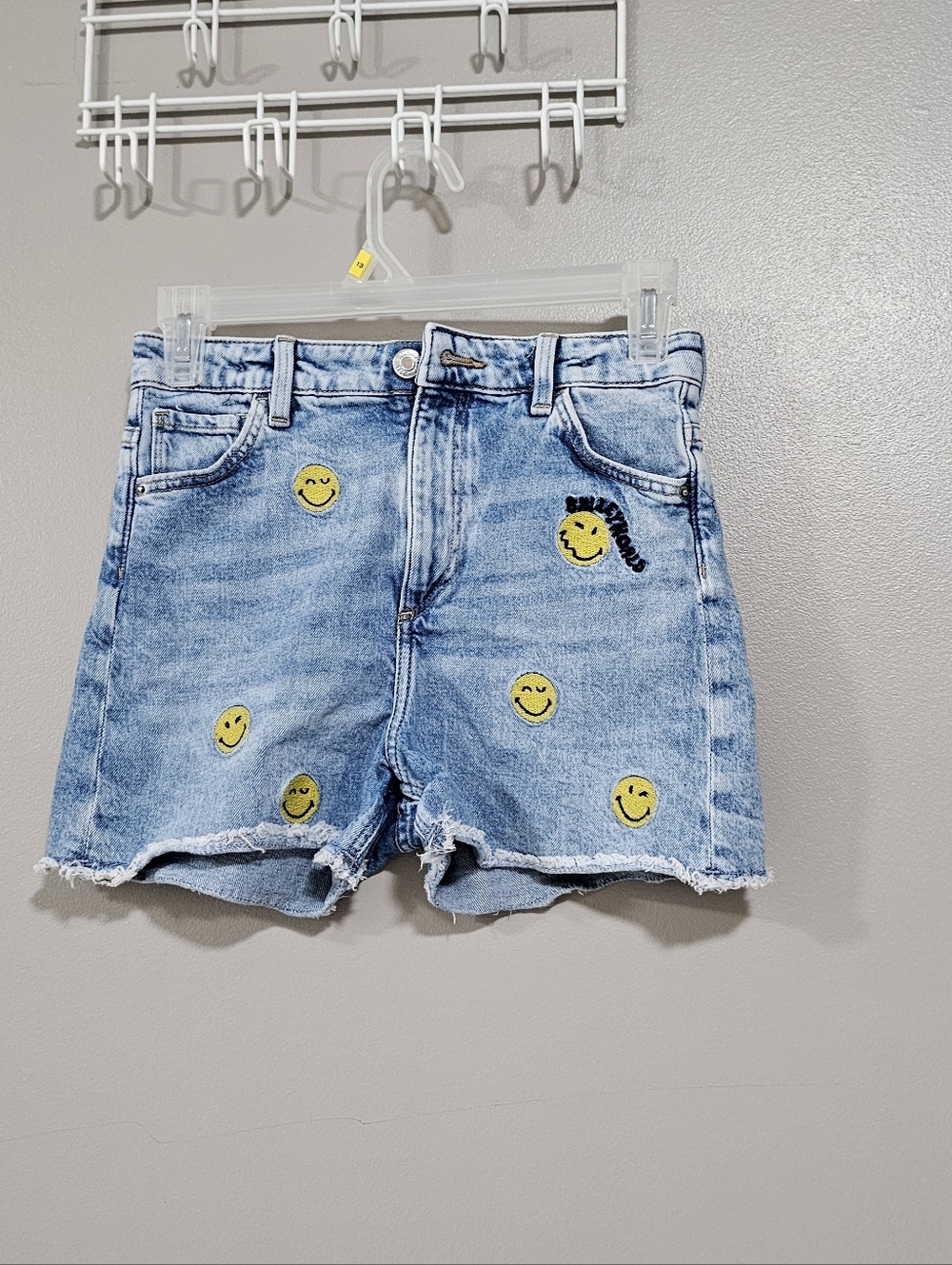 H&M Smiley World Denim Shorts